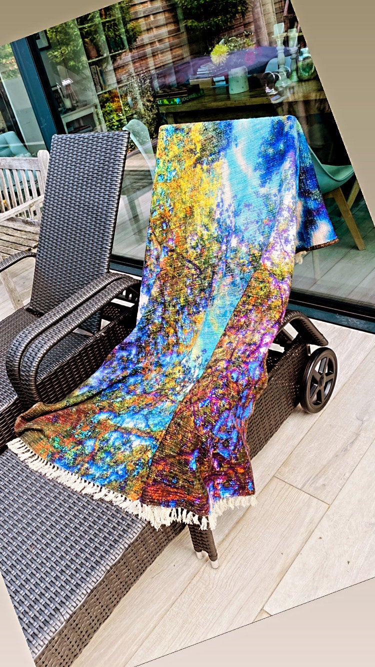 Hyde Park London Throw Blanket